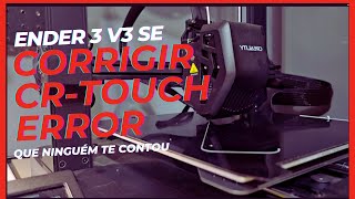 Creality Ender 3 v3 SE como Corrigir CR Touch Error [upl. by Eekram949]