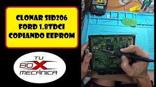 ✅ Clonar centralita SID206 CONTINENTAL FORD 18TDCI [upl. by Ynnej]