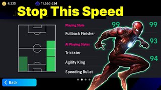 Difficult to stop this 99 Speed and 93 Acceleration Standard RB with best Skills in efootball 2024 [upl. by Naltiak290]