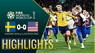 Sweden vs USA 54  Highlights  FIFA Womens World Cup 2023 [upl. by Evelinn]