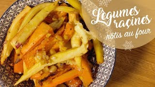 Joyeux Noël en Veganie  Légumes Racines rôtis au four [upl. by Nanaj]