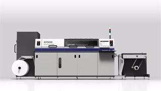 Epson SurePress L4733AW  Experience the Automated Digital Label Press [upl. by Nico]