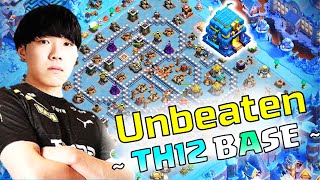 New Th12 war base  Unbeatable base with copy link Clash of clans [upl. by Alleusnoc]