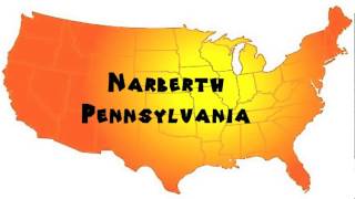 How to Say or Pronounce USA Cities — Narberth Pennsylvania [upl. by Eamanna608]