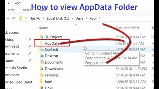 AppData Folder not found How to Find AppData Folder in Windows 10 AppData Folder Location [upl. by Fleisig]