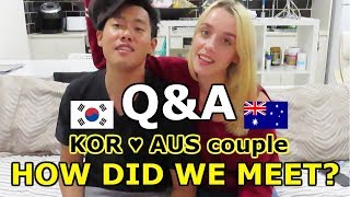 AMWF How we met  WHAT A COINCIDENCE  INTERNATIONAL COUPLE QnA  국제커플 어떻게 만났어요 QampA [upl. by Kciredorb]