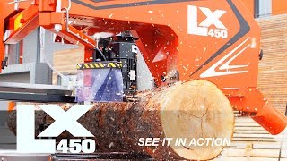 LX450 Sawmill in Action  WoodMizer [upl. by Socrates]