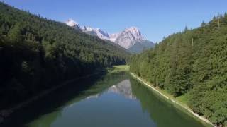 Amazing Aerials over GarmischPartenkirchen [upl. by Niehaus]