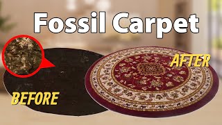 Mesmerizing ASMR Restoring a CenturyOld Persian Carpet from Its Petrified State [upl. by Cecile]