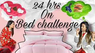 24 Hours On Bed Challenge 🛏  Rugima❤️🥰 [upl. by Conal]