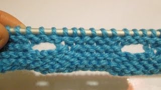 TUTO TRICOT APPRENDRE A TRICOTER DES BOUTONNIERES HORIZONTALES  TRICOT FACILE [upl. by Briney211]