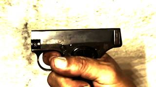 Test pistolet Fritz Mann catégorie D 635  25 ACP [upl. by Myrtie826]