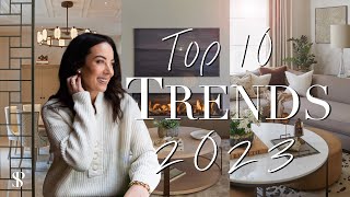 TOP 10 TRENDS FOR 2023  INTERIOR DESIGN [upl. by Anaira]