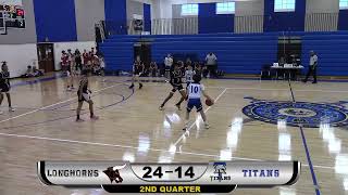 2023 NISD 8th Grade Basketball Tournament Semifinals Harpool Longhorns vs Tidwell Titans [upl. by Lana]