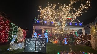 Christmas Lights at Dyker Heights Brooklyn New York 2023 [upl. by Akener]