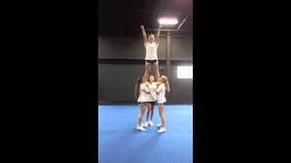 Elite Cheerleading Stunt Progression Full Down [upl. by Latsirhc]