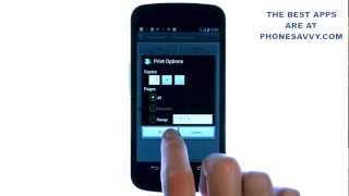 PrinterShare  App Review and HowTo  Print Directly from your Android to your Printer [upl. by Burnett437]