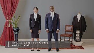 Howto dress like a barrister for court and call ceremonies  Barrister Court Dress [upl. by Novyar]