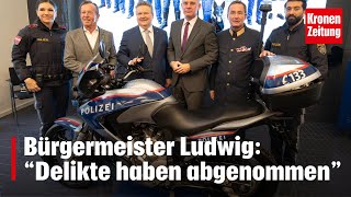 Bürgermeister Ludwig quotDelikte haben abgenommenquot  kronetv NEWS [upl. by Levitan38]