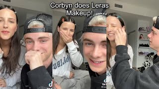 Corbyn Besson Does His GIRLFRIENDS MAKEUP [upl. by Nilya]