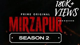 Mirzapur season 2  MIRZAPUR PART 2 announcement  REVIEWS  THE VIRAL STORY [upl. by Ivey]