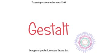 Gestalt Therapy  Frtiz Perls  ASWB NCE NCMHCE MFT Exam Prep and Review [upl. by Walrath377]