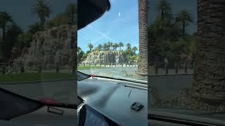 Driving The Las Vegas Strip Mirage Fountain May 2024 shorts lasvegas [upl. by Ebaj]