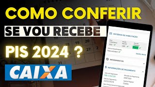 Como conferir se vou ter direito a receber o PIS 2024–Como saber se sou Habilitado ao PIS PASEP [upl. by Akela]