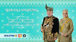 PENUH Istiadat Pertabalan Agong Ke17  20 Julai 2024 [upl. by Nwadrebma]