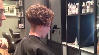 Adam Ciaccia  Creating ledge on curly hair part 5 [upl. by Clothilde]