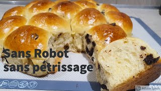 la fameuse brioche sans robot sans pétrissage hyper moelleuse très facile à faire [upl. by Miner]