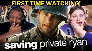 SAVING PRIVATE RYAN Absolutely CRUSHED US FIRST TIME WATCHING REACTION [upl. by Tiffanie]