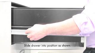 How to remove a filing cabinet drawer [upl. by Bencion]