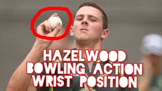 Josh Hazelwood Bowling Action Slow Motion Wrist Position Best Wickets 2021 [upl. by Matilda]