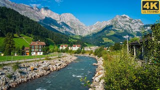 🇨🇭 Engelberg  Mount Titlis  Switzerland in 4K 60fps  Walk Tour  Summer 2022 [upl. by Anyer93]