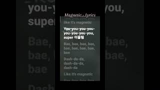 Magnetic lyrics [upl. by Gilleod616]