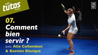 Comment bien servir   Tuto Padel 7  FFT [upl. by Learsi]