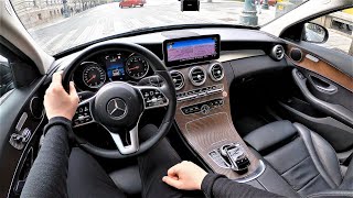 MercedesBenz C300 AMGLine 254HP  POV Test Drive  Fuel consumption check [upl. by Chloras]