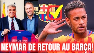 ❤️💙 LANNONCE INCROYABLE NEYMAR DE RETOUR AU BARÇA POUR DÉFIER MBAPPÉ NOUVELLES DU BARÇA [upl. by Artur]