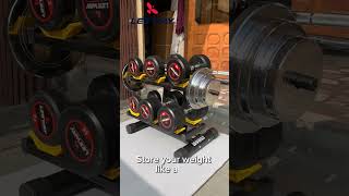 Home Gym 3 in 1 Weight Rack for Dumbbell Weight Plate and Barbell  Leeway Fitness shorts [upl. by Atnuahsal]