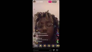 Juice WRLD Records A Song On IG Live SchemingWeekend [upl. by Ajin]