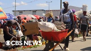 Haitians flock to Dominican Republic border amid crisis [upl. by Tenom]