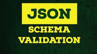 JSON Schema Validation  IfThenElse [upl. by Sloan]