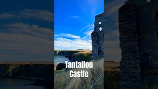 The ruins of beautifully located Tantallon Castle 🏰 Discover Scotland 🏴󠁧󠁢󠁳󠁣󠁴󠁿 [upl. by Felix]