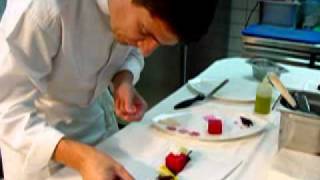 Arnaud Bignon makes a dish at Spondi [upl. by Chiquia792]