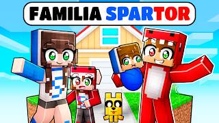 FAMILIA SPARTOR en MINECRAFT 💖👶 FAMILIA vs FAMILIA RaptorGamer [upl. by Balas]