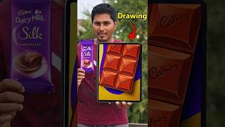 🍫Dairy milk silk Realistic Drawing art artist drawing DadsChallengeOfficial [upl. by Scheider]