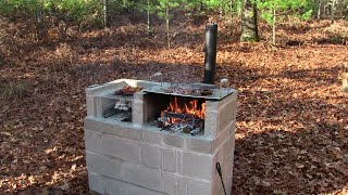 building an outdoor kitchen for my off grid cabin [upl. by Akiwak223]