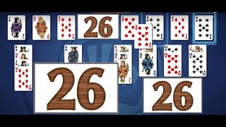 Microsoft Solitaire Collection  FreeCell  Hard  September 8 2015  26 moves [upl. by Fremont389]