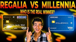 HDFC Regalia vs Millennia Credit Card Deciding the Winner for 2023 [upl. by Lemire]